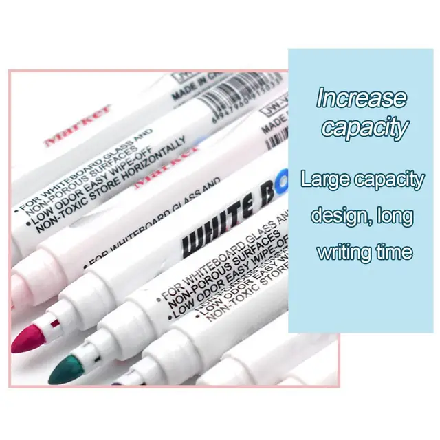 Magical Water Painting Pen Easy-to-wipe Dry Erase Whiteboard Pen No-nsoluble Float Water Interesting Kids Toys Child Best Gift 3