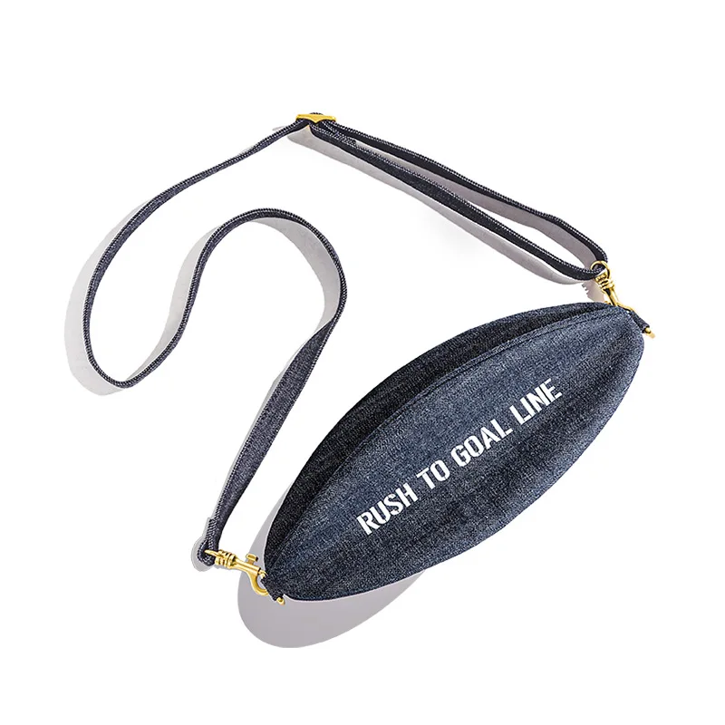 Maden Vintage Jeans Shoulder Bag Unisex Letter Rugby Sling Bags Large Capacity Designer Handbags Female Crossbody Accessories