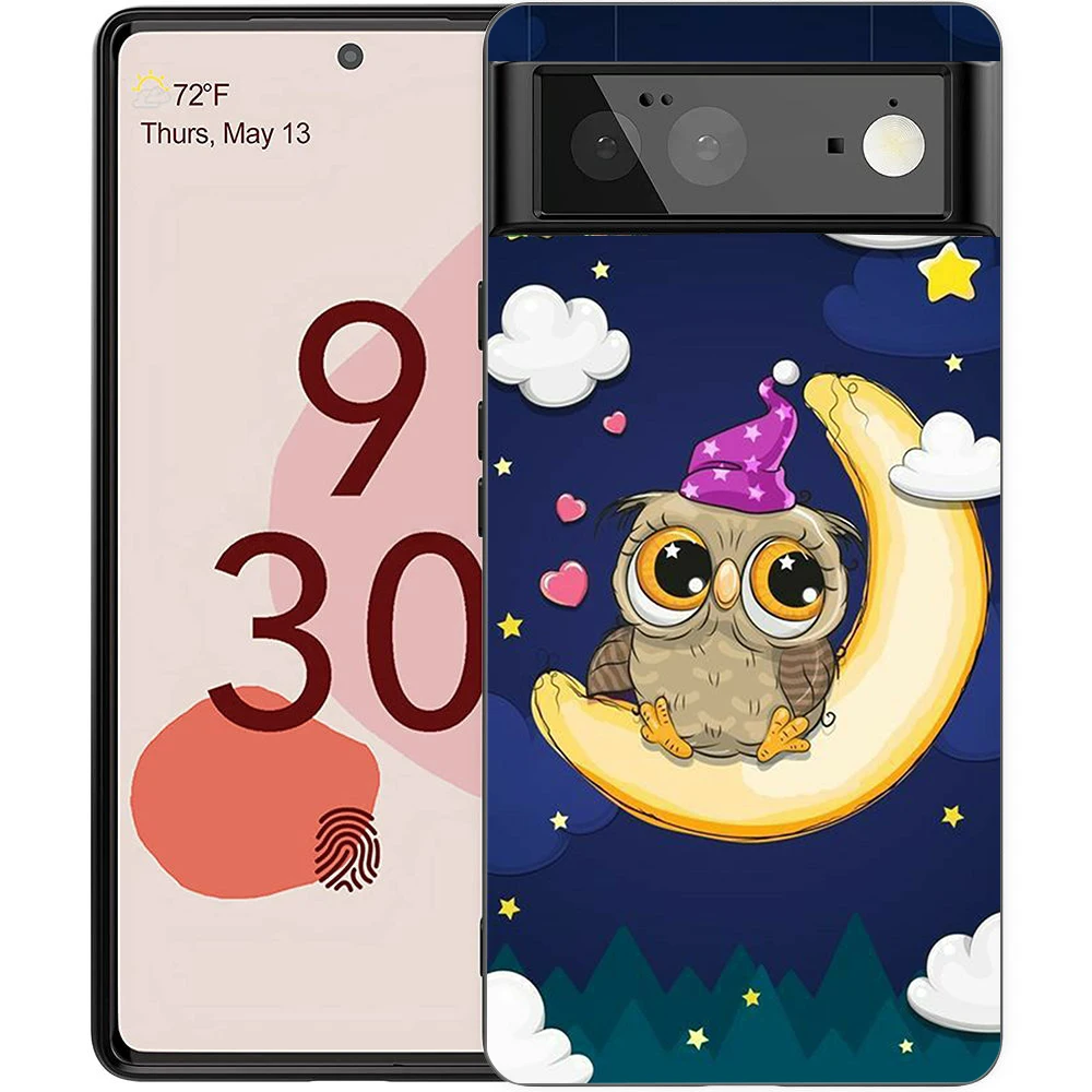 Charming Cartoon Owl Shockproof Silicone Phone Case Cover