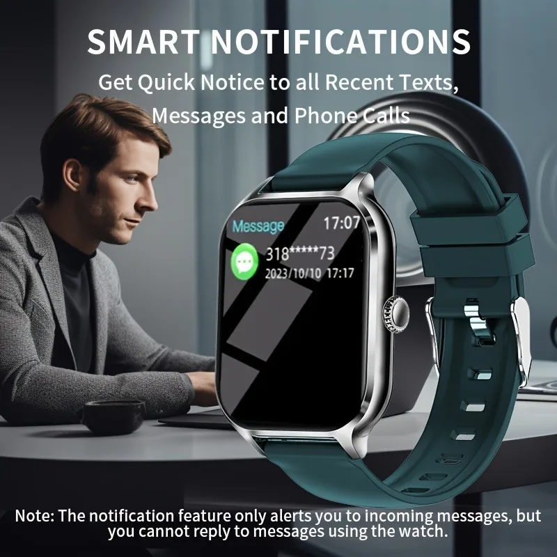Smartwatch Für Damen Und Herren Mit Bluetooth Und Touchscreen_voghion.com