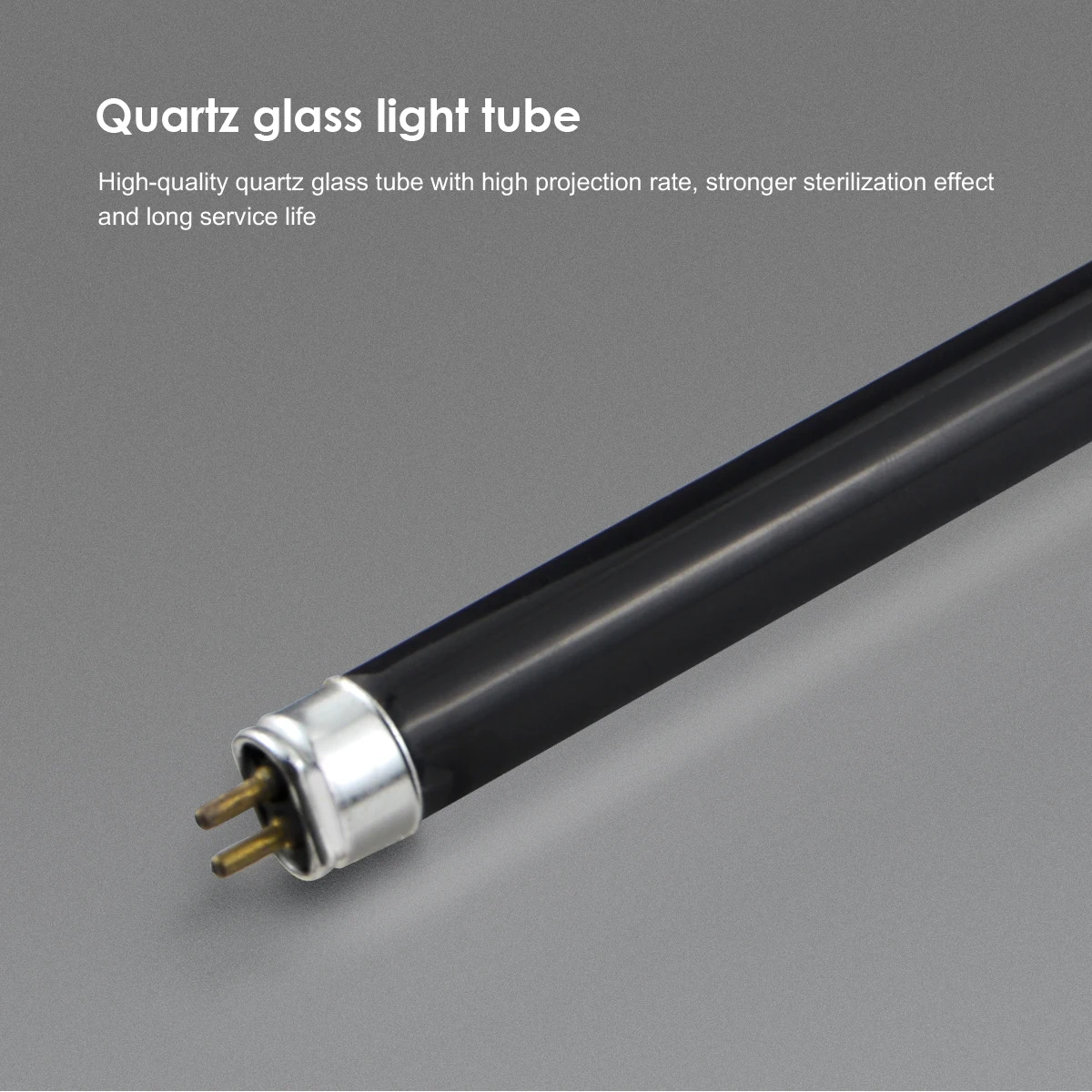 T5 UV Black Tube Light Bar 6W 8W Connectable For Ultraviolet Sterilization Plant Growth Boosting Showing Fluorescence