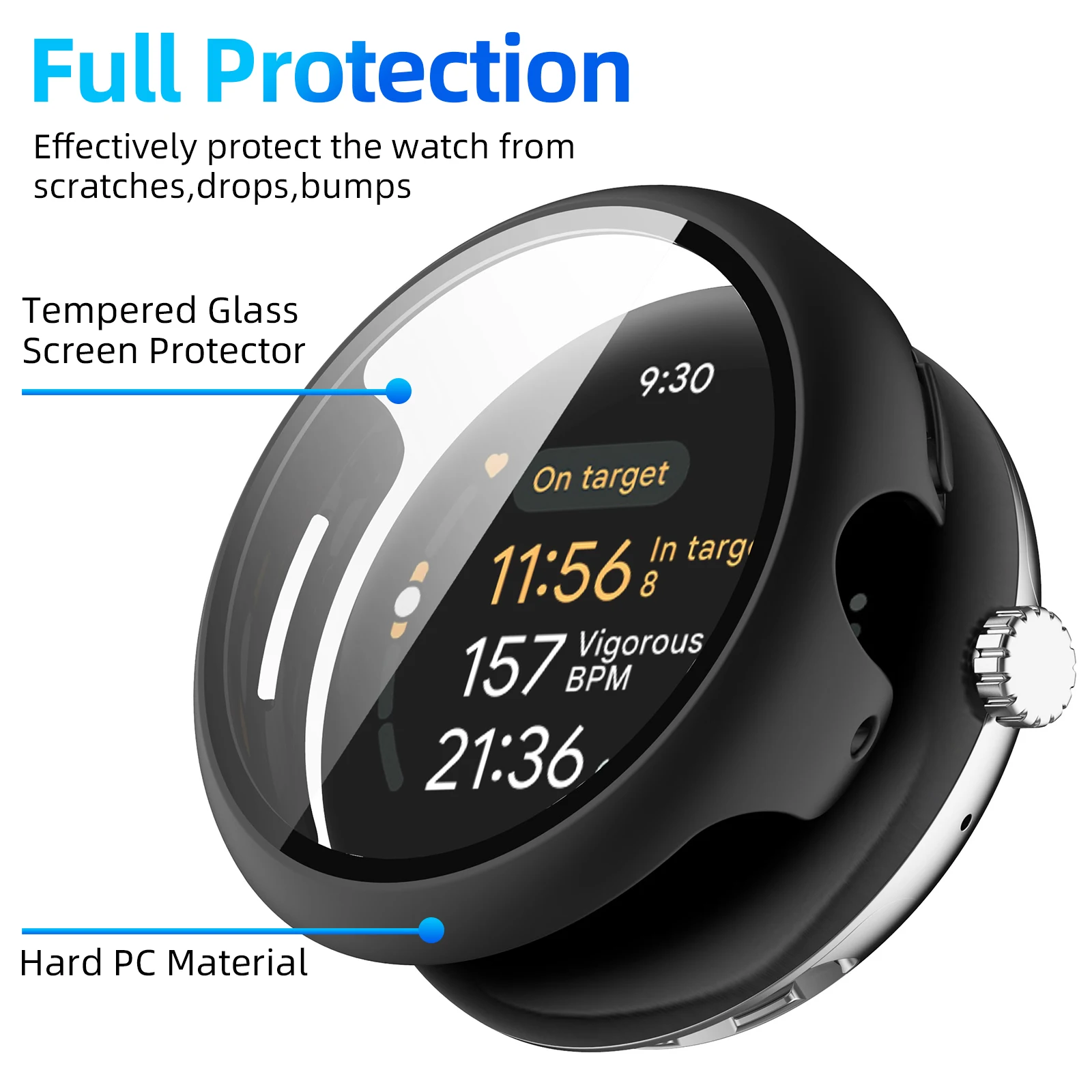 All-Around Protective Bumper Case with Screen Protector