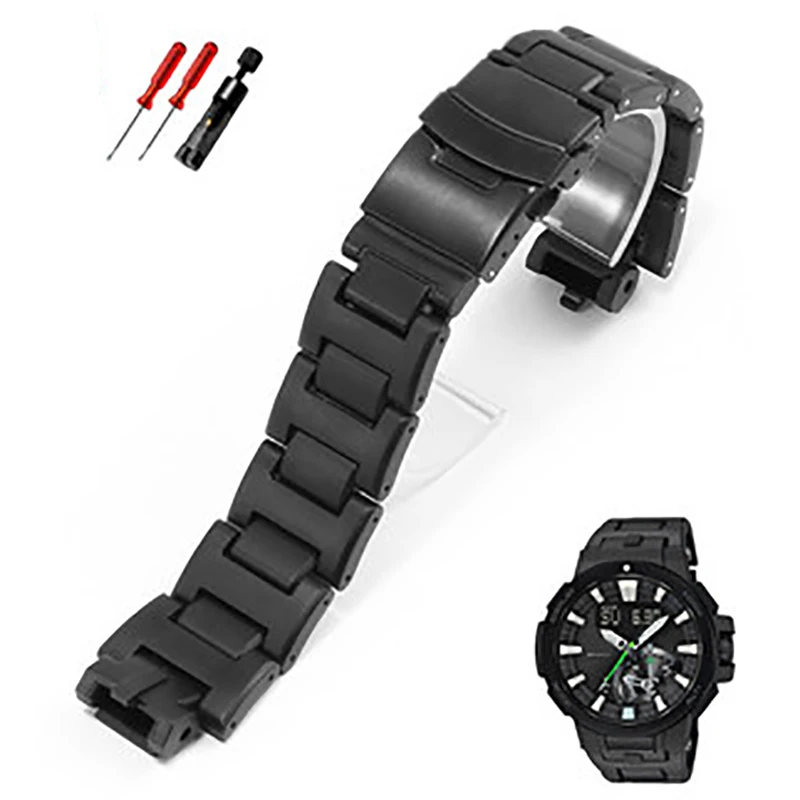 Per Casio Protrek Prw 6000 Cinturino In Acciaio Composito Di Plastica Prw-3000 Pwr-3100 Prw-6000 Prw-6100Y Cinturino Sportivo Da Uomo