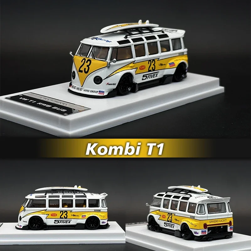 

Коллекционные миниатюрные игрушки LMLF 1:64 Kombi T1 Yellow Flash 23 #