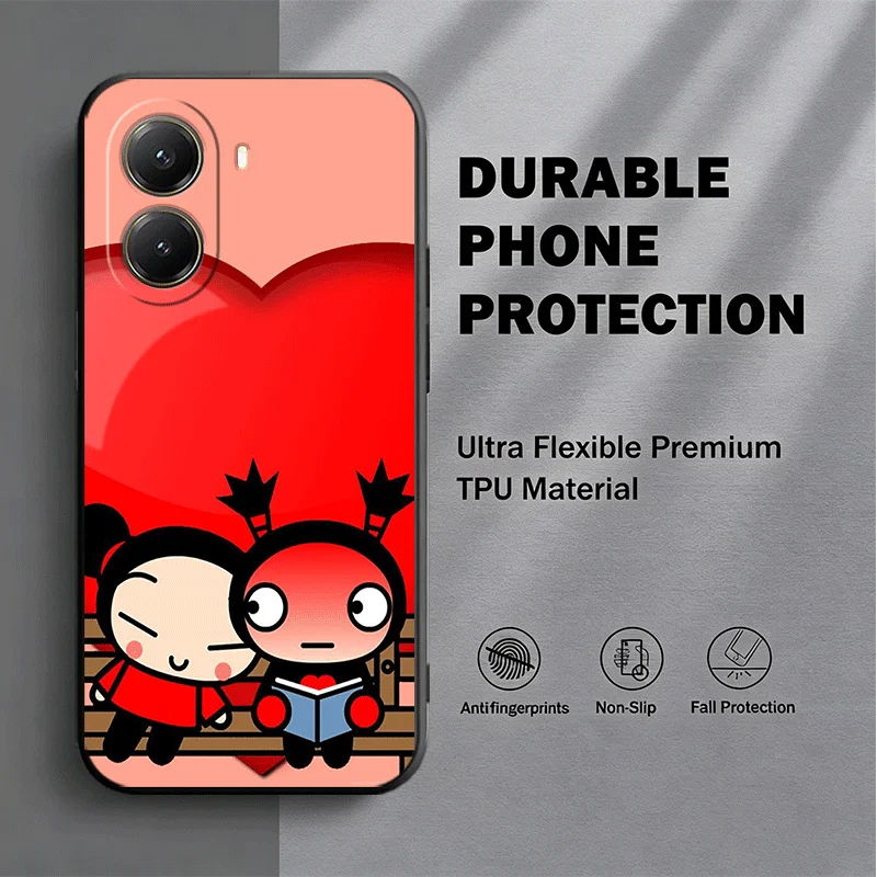 Cute Cartoon Character Soft Phone Case - Durable and Stylish Protection