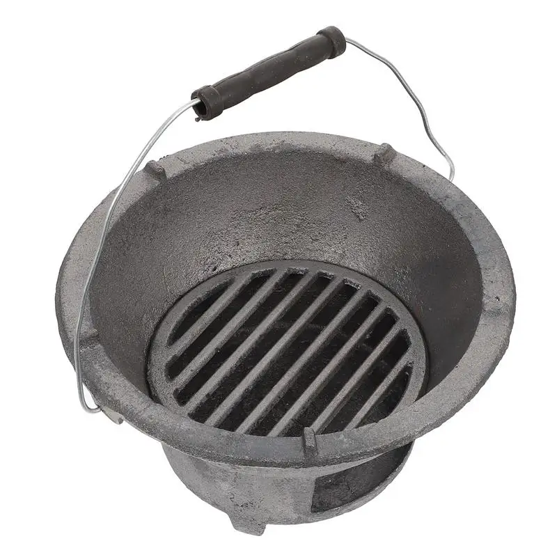 

Cast Iron Barbecue Stove Outdoor BBQ Charcoal Stove Camping Barbecue Tool Firewood Burner Oven BBQ Grill Camping Supplies