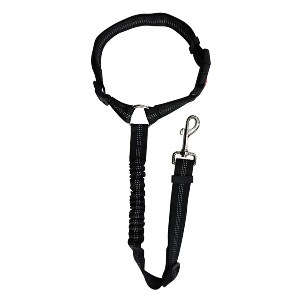 Adjustable Reflective Dog Car Seat Belt Leash