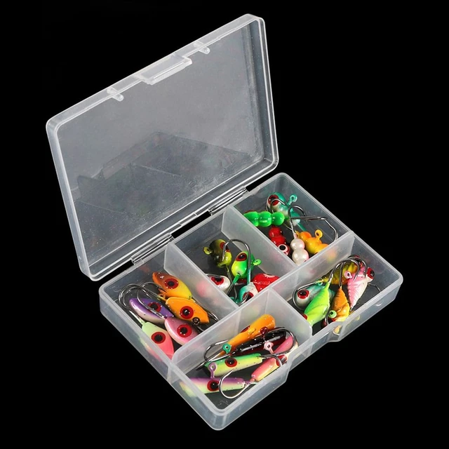 25PCs/Box Eggs Shaped AD-Sharp Diamond Jig Head Hooks Small Lure Grub Worm  Lure Hook Winter Ice Fishing Lure Tackle Accessories - AliExpress