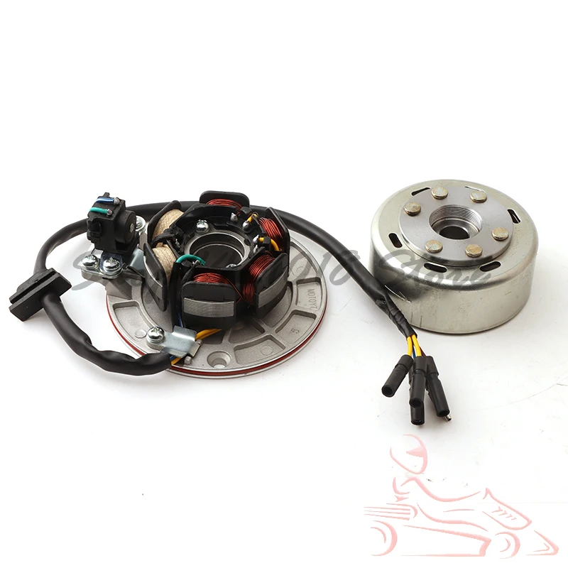 Magneto Stator coil rotor kit with light FOR (YX YINXIANG 150cc/160CC Engine) Dirt Pit Bike Motorcycle Pro Automic Electric hot sale wiring harness ignition coil magneto stator for 50 70 125cc 110 dirt pit bike