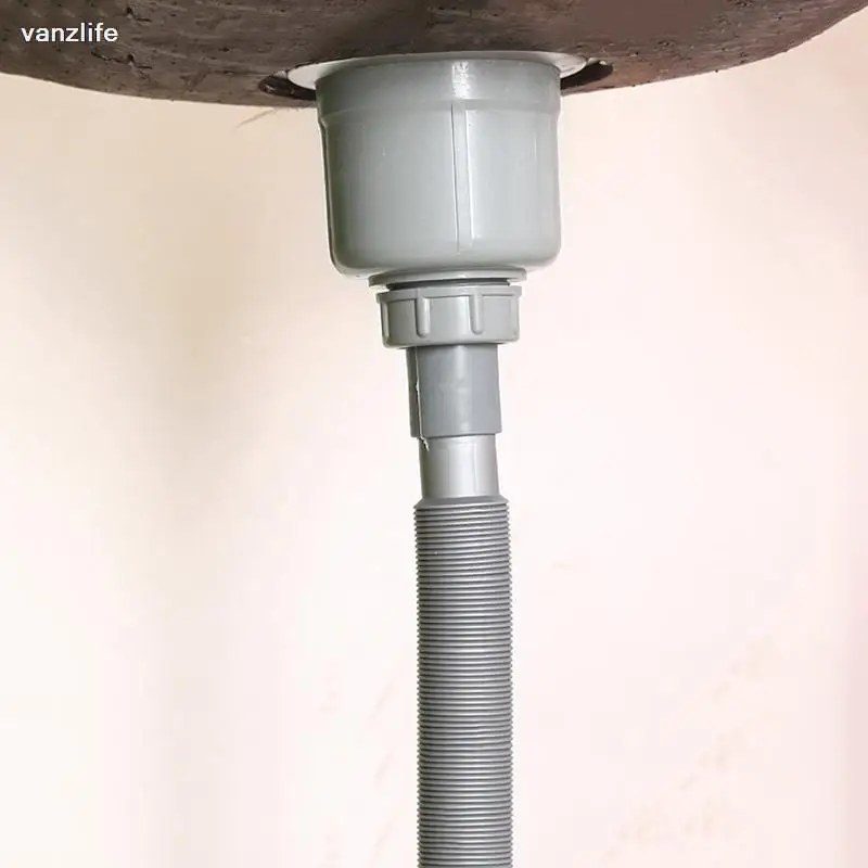 vanzlife sink drain downcomer lavatory washbasins mop pool drain pipe odor-proof extended scalable extension tube