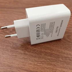 High - Power 100W Fast Charger with 6A USB Type - C Cable - EU SuperCharge Power Adapter - EU Charger Only (White)