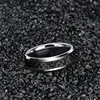 Tigrade 6/8mm Black Carbon Fiber Men's Ring Tungsten Carbide Engagement Ring Wedding Band Men Women Design anel mascul 4