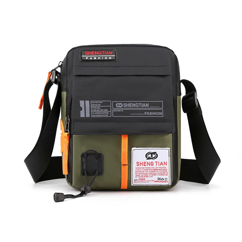 Durable crossbody bag, secure zipper closure, stylish shoulder bag, suitable for both men and women, suitable for different scen