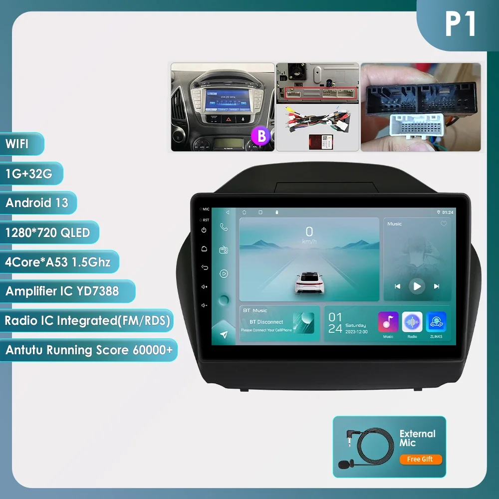 MEKEDE Android 11 8 cœurs 8 128G IPS DSP pour Hyundai IX35 Tuscon 2010-2015 Vidéo Radio Stéréo WIFI GPS BT Car-play Autoradio MEKEDE Android 11 8 cœurs 8 128G IPS DSP pour Hyundai IX35 Tuscon 2010-2015 Vidéo Radio Stéréo WIFI GPS BT Car-play Autoradio