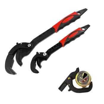 12-35 / 25-65mm Universal Pipe Wrench Multi Tool High-carbon steel Key Set Open Wrench Monkey Spanner Plumber Hand Tools