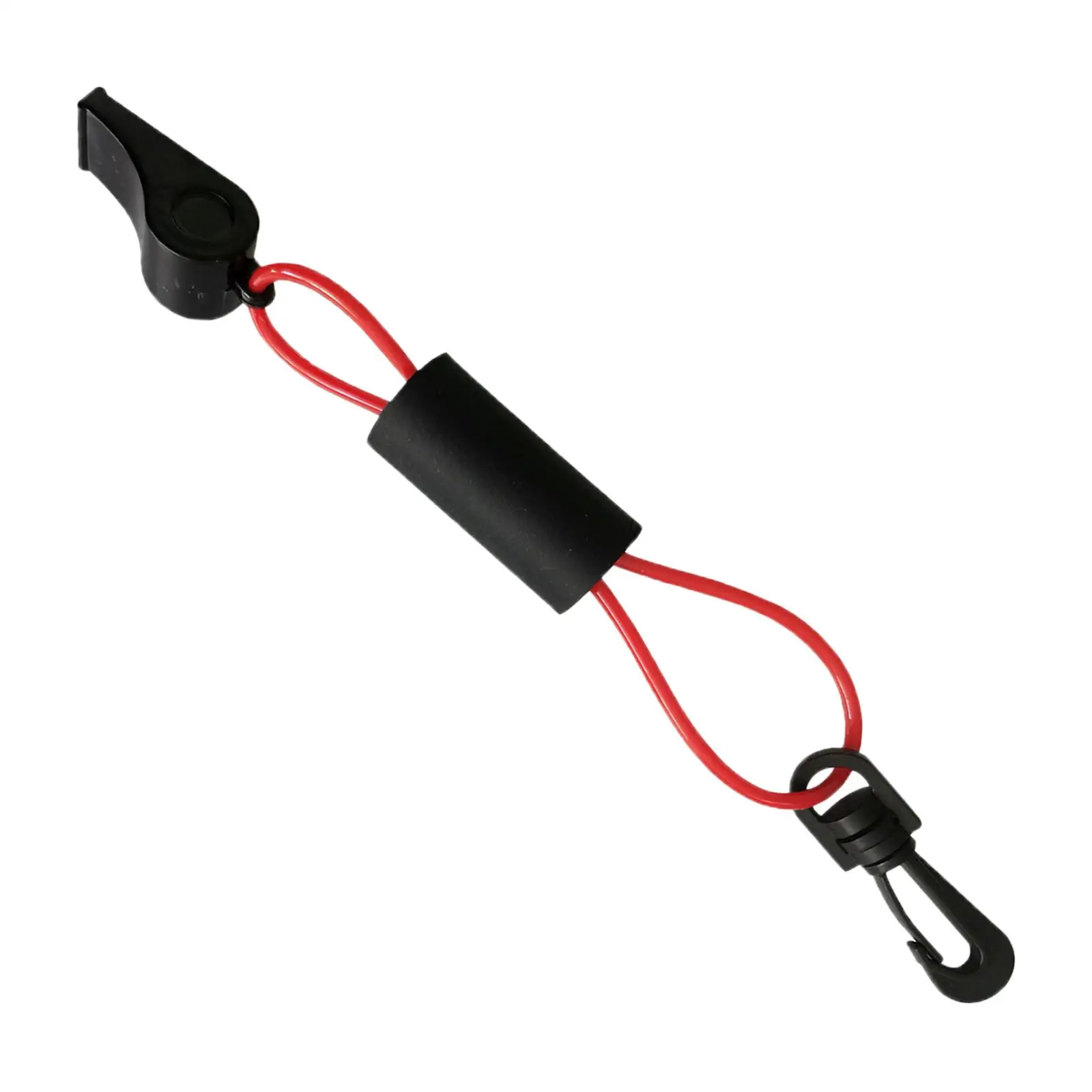 Emergency Safety Kayak Whistle Quick Access Clip Red and Black Color Accessories