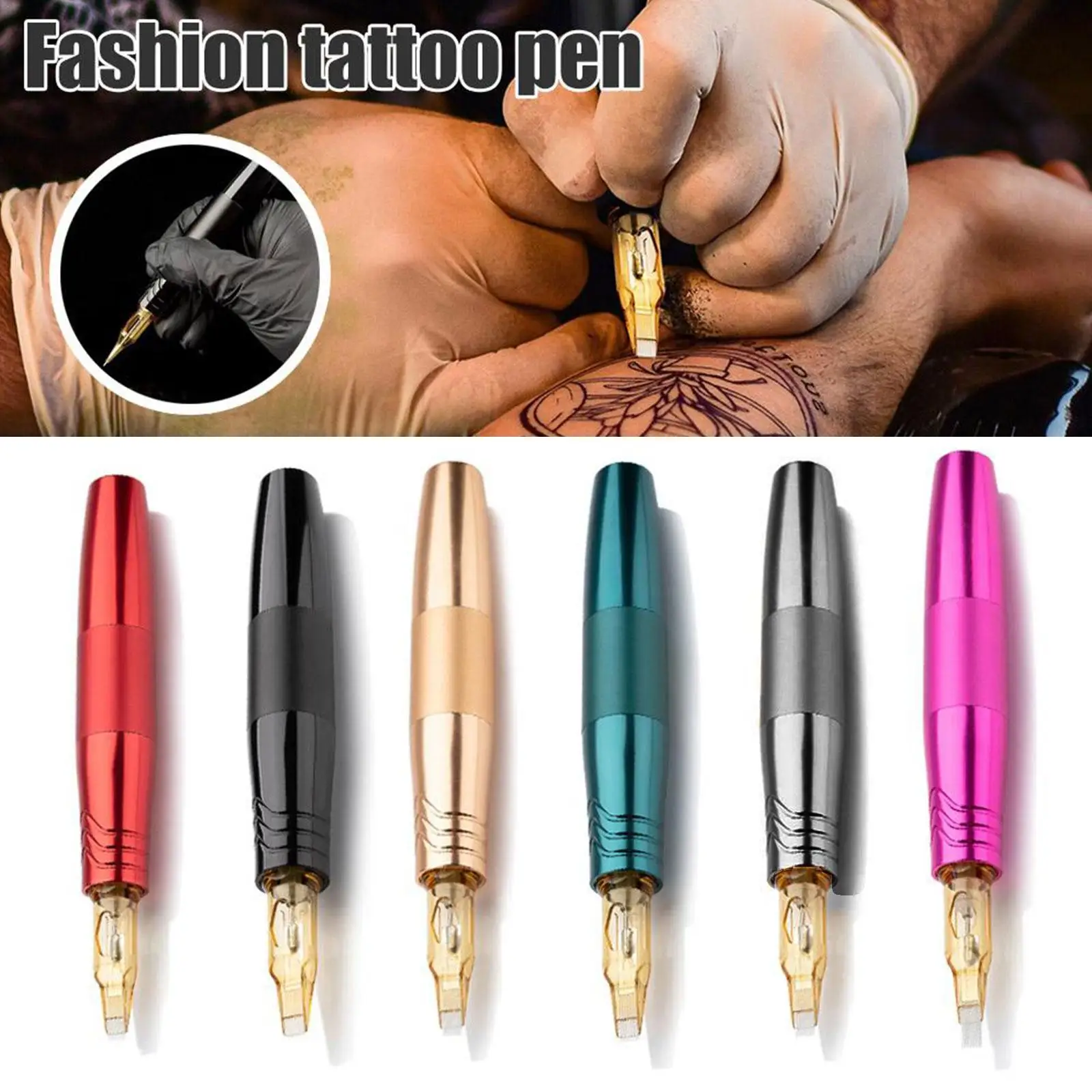 

Wireless Tattoo Machine Pen Universal Motor With Eyeliner Tattoo Permanent Makeup Eyebrow Needle Lip PMU Pen