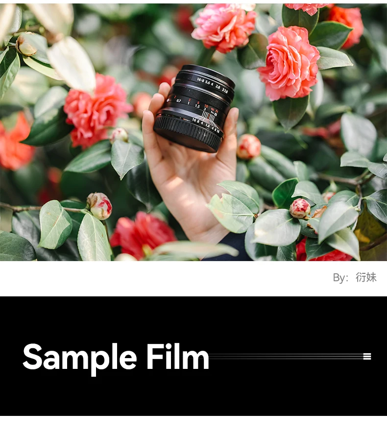 Brightin Star 55mm F1.8 Vollformat-Objektiv mit großer Blende und manuellem Fokus für spiegellose Kameras, kompatibel mit Canon RF, Sony e, Nikon Z, R6, R8, A7R, ZFC – Detail 12