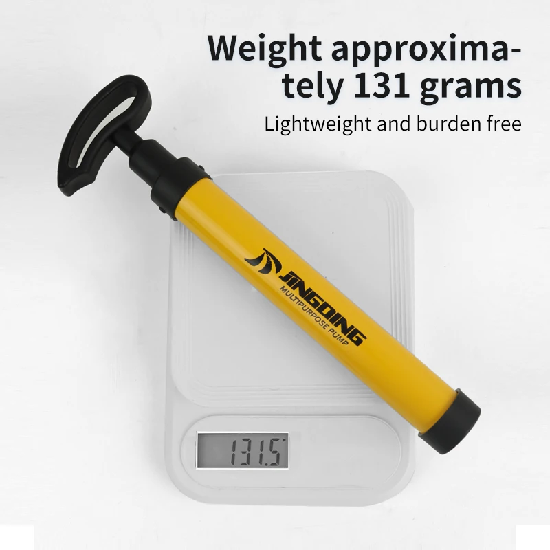 Ball Air Pump Ball Inflator Handheld Air Pump Hand With Needles & Nozzles Portable Basketball Inflator For Soccer