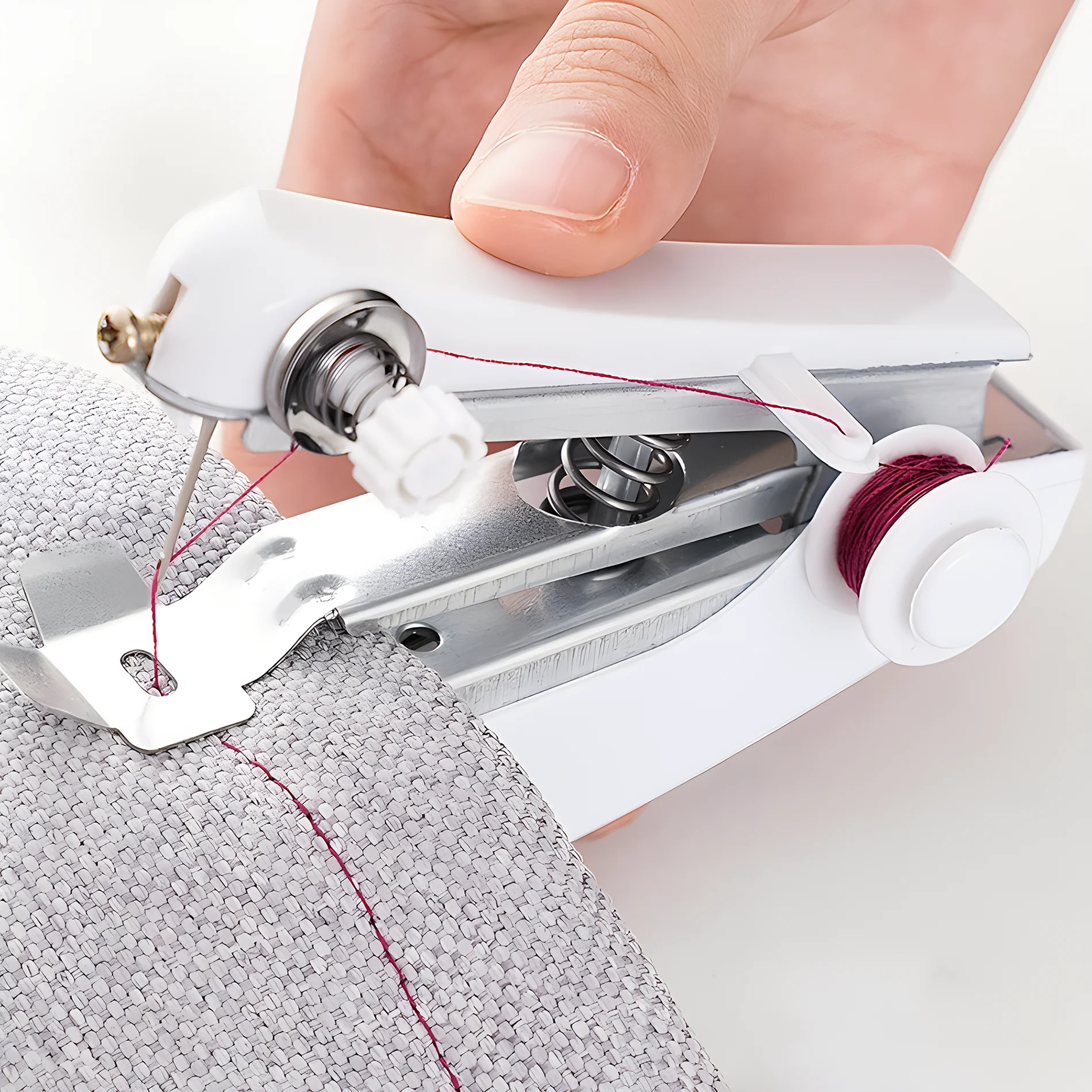 Portable Manual Sewing Machines Mini Cordless Handheld Stitch Useful For DIY Household Clothes Leather Fabric Tools Accessories