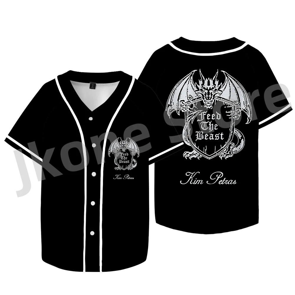 

Kim Petras Tour Shirts Feed The Beast Album Merch Jacket Women Men Fashion Casual Short Sleeve Tee Streetwear