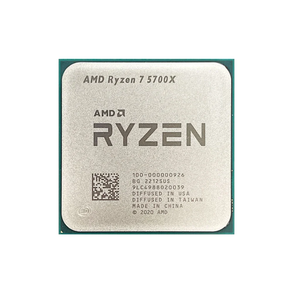 CPU Processor AMD Ryzen 7 5700X 3.4GHz 8-Core 16-Thread 7NM L3 = 32M DDR4 R7 5700X 65W Socket AM4 Without Fan