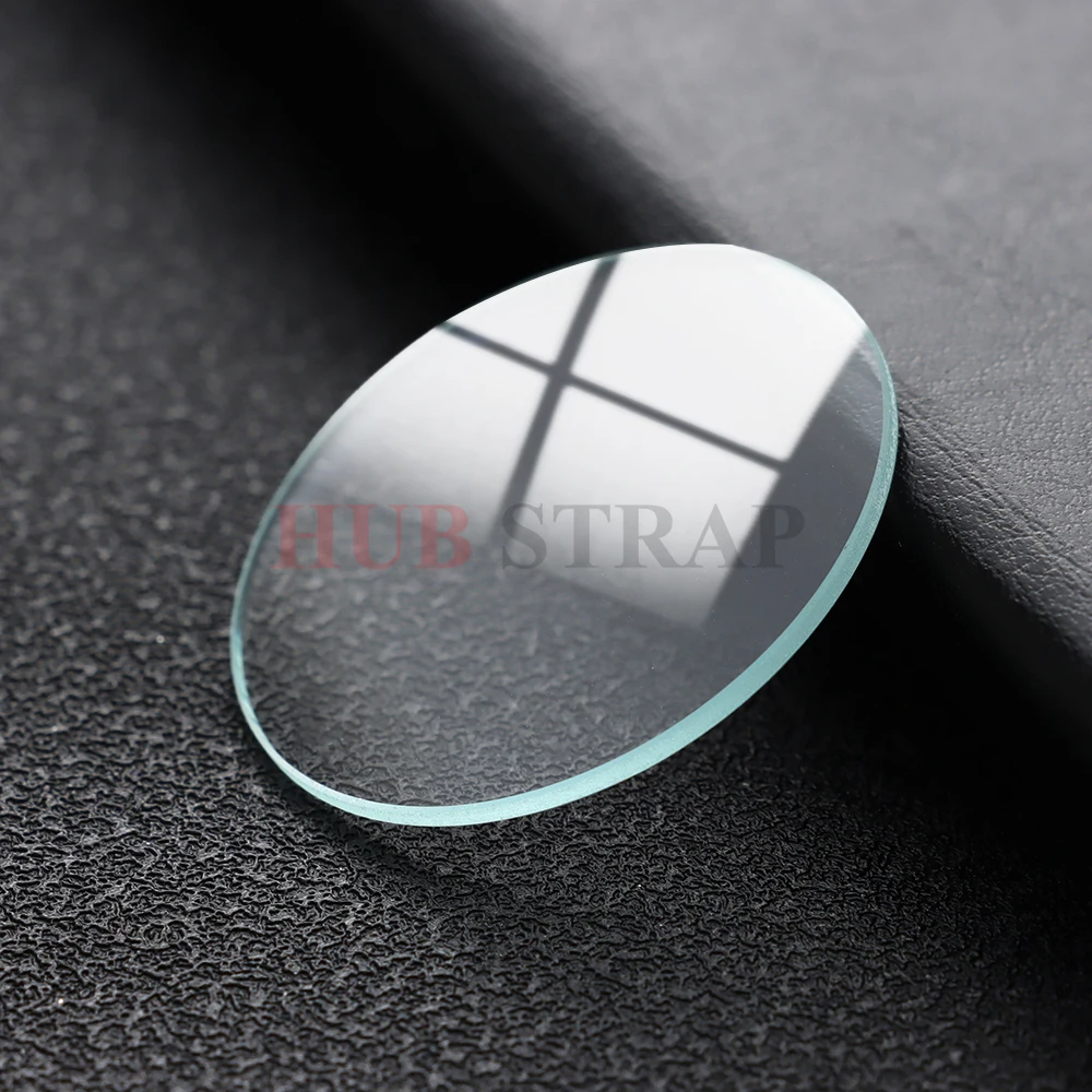 Transparent Crystal Watch Glass Replacement - Flat, Various Thickness & Diameters