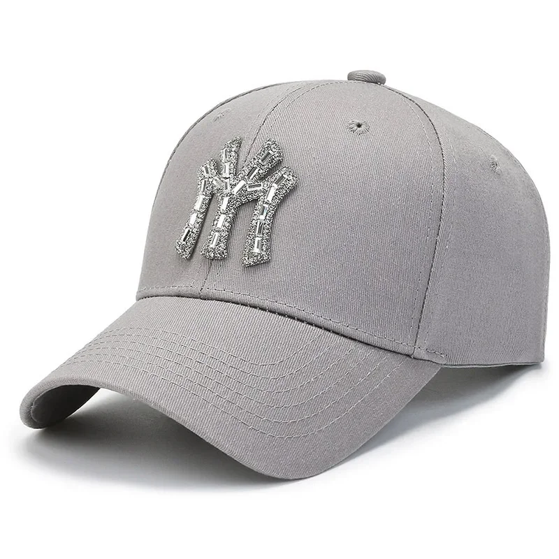 Rhinestone Hat Duck Tongue Cap Baseball Cap Sunshade Female Spring Fall