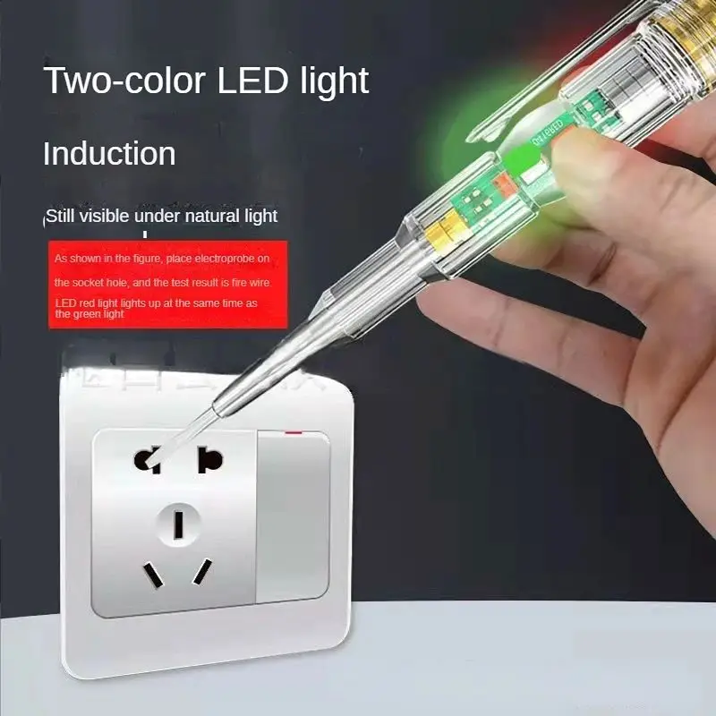 Intelligent Voltage Tester Pen Non-contact Induction Digital Power Detector Pencil Electric Screwdriver Probe Circuit Indicator