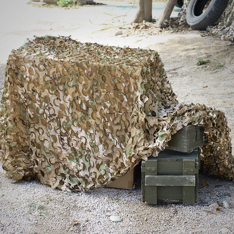 

2x3 м Военная камуфляжная искусственная армейская тренировочная лампа для автомобиля солнцезащитное укрытие для стрельбы армейская Солнцезащитная сетка