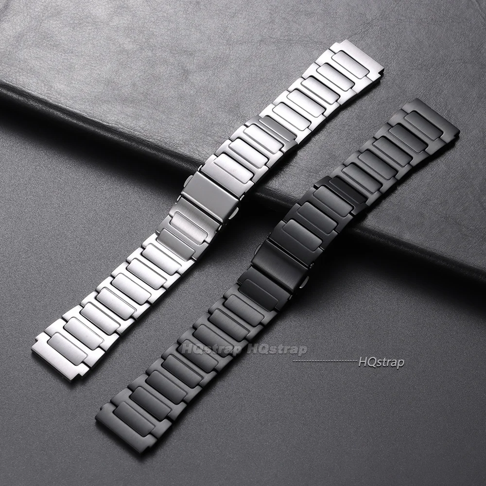 Sleek Quick Release Stainless Steel Smart Watchband Replacement Strap
