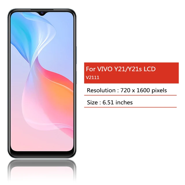 Display Sostituzione Vivo Y21 Series - Schermo LCD Touchscreen Con Cornice, Nero - Foto 13