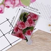 1 x stainless steel mirror with carry sleeve Card Pocket Mirror Makeup Portable Travel Stainless Steel Unbreakable 6