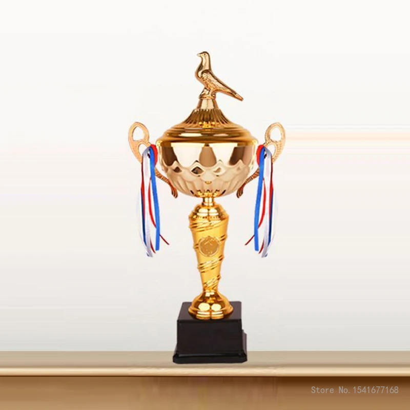 

Custom-Made Metal Pigeon Trophy, Gold Silver Bronze Competition Excellent Reward Souvenirs Home Decoration Universal Trophy, 1Pc