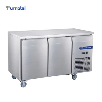2 Doors Fancooling Undercounter Refrigerator Restaurant Stable Operation Commercial Kitchen Freezing Equipment