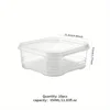 1/10PC Small Food Preservation Boxes Refrigerator Frozen Meat Vegetable Fresh-Keeping Box Transparent Kitchen Sealed Storage Box 4