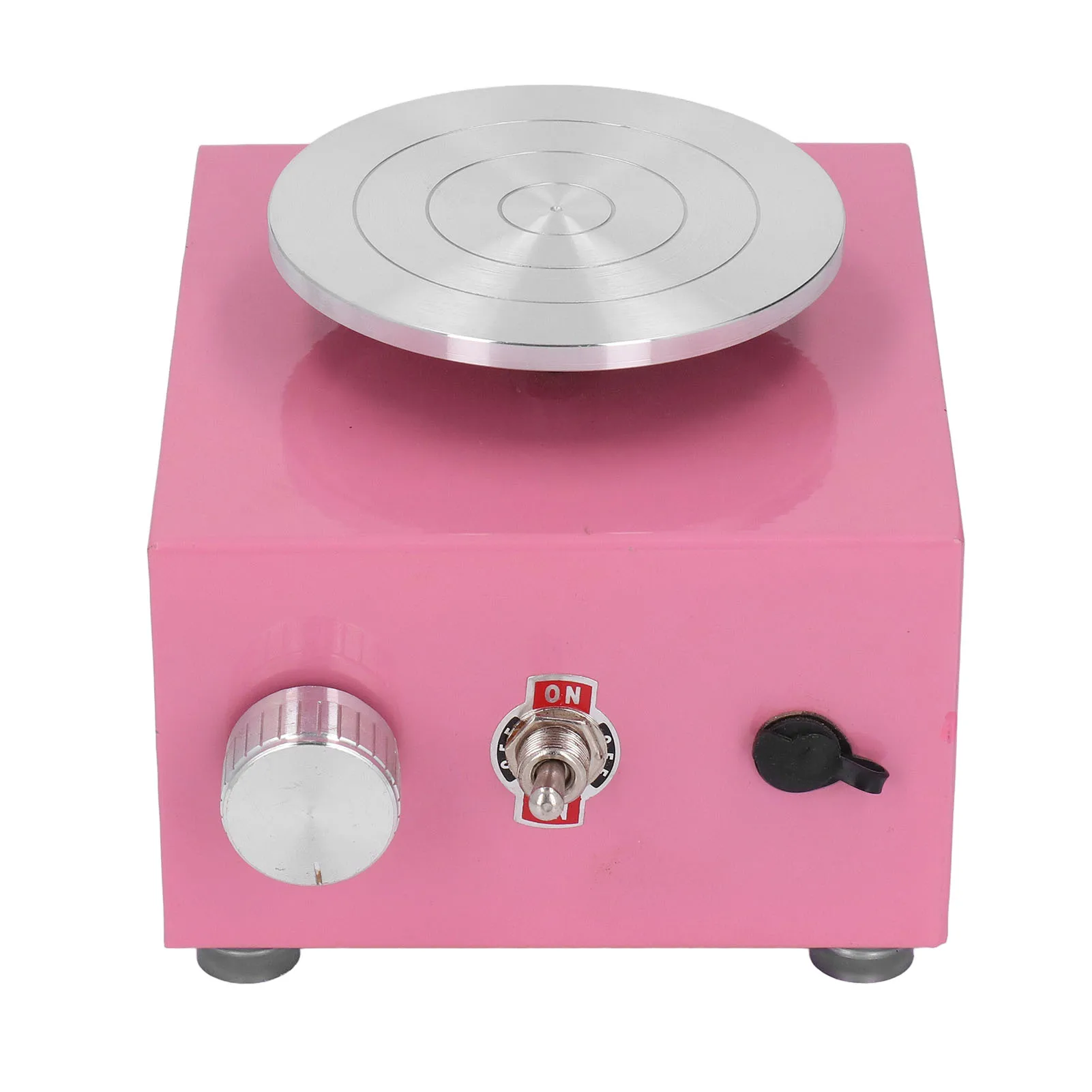 Kids Pottery Machine Mini Pottery Wheel Stable Turntable 100-240V for