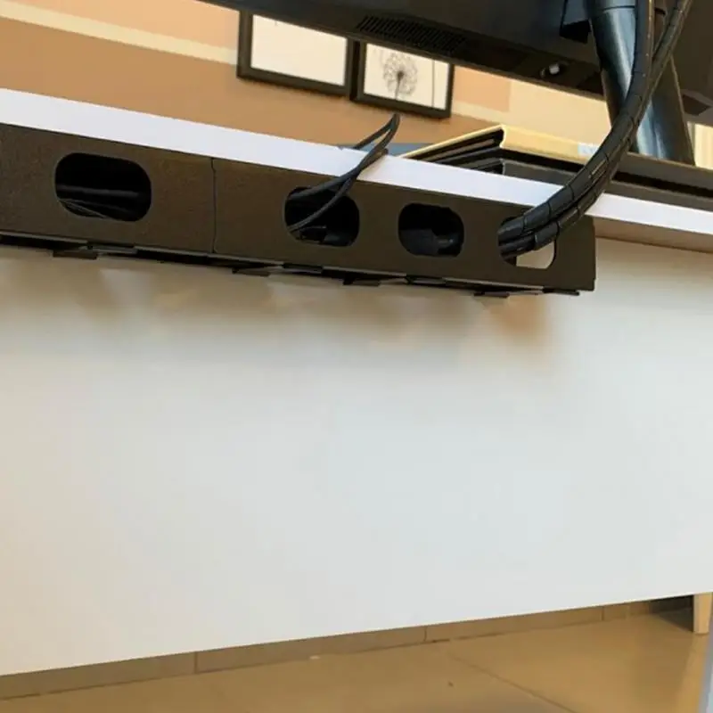 Desk Cable Organizer Wire Organizers Horizontal Cable Manager Cord Organizer Multifunctional Cable Organizer for Home Desk