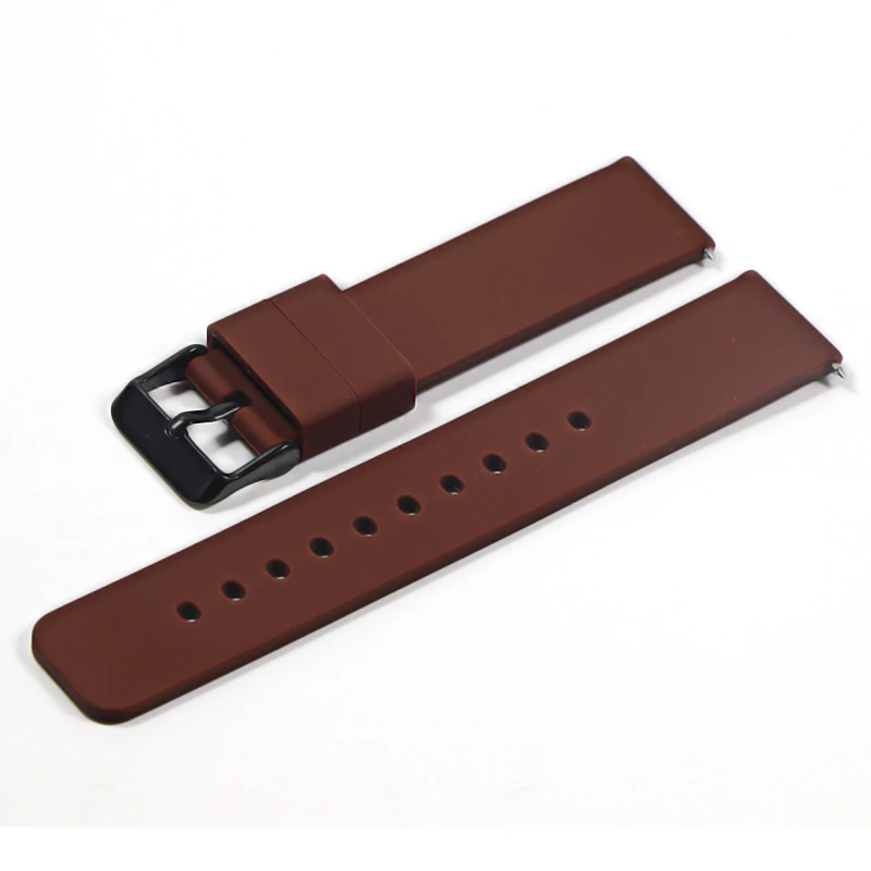 HaSaKei Smart Watch Band 20mm - Glitter Clear Silicone Strap Compatible With G53 1.27 Inch Smart Watches