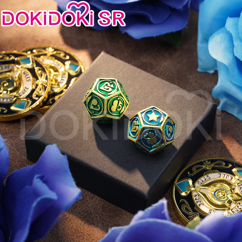 Cosplay Prop Aventurine Cosplay Props Counter Dice Game Honkai: Star Rail DokiDoki Aventurine Cosplay Accessories Ceramics Counter
