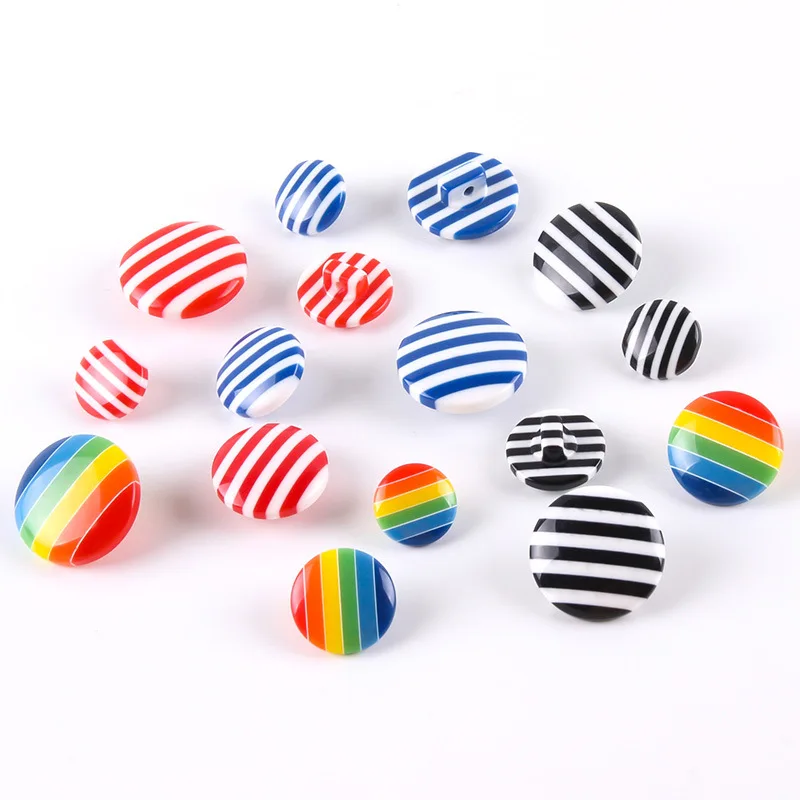 100pcs/lot Candy Zebra Buttons for Diy Sewing Baby Clothing Doll Cute Shank Button Supplies Wholesale Accessories |