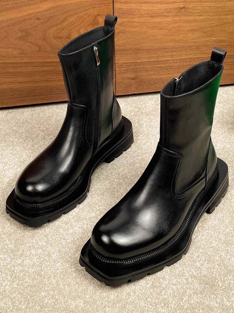 British Style Motorcycle Hiking Boots