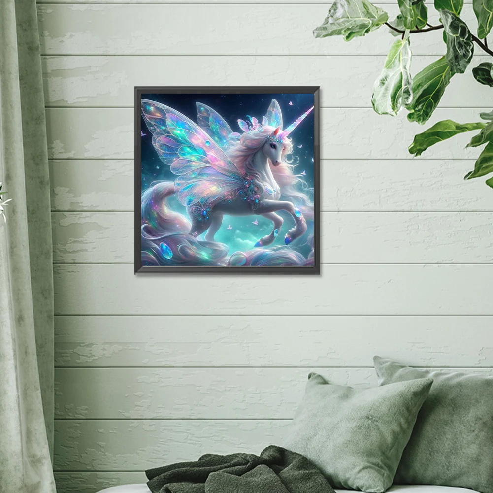 5D DIY Full Round Drill Diamond painting Dream Unicorn Home Decor Art Craft