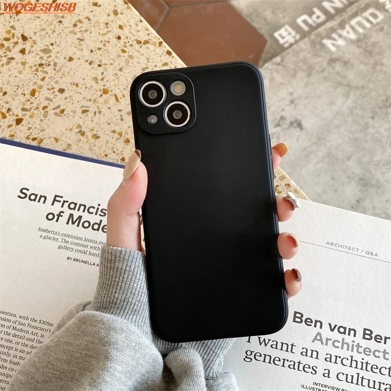 Luxurious Liquid Silicone Soft Thin Phone Case Cover