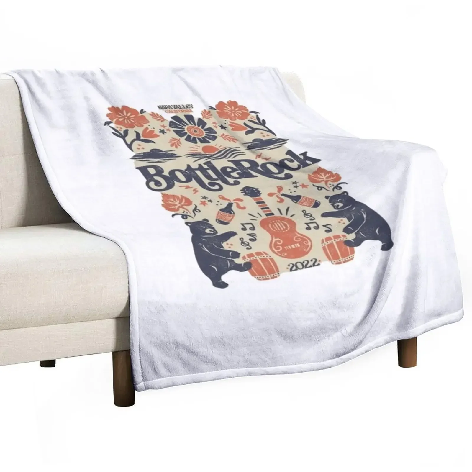 

Bottlerock Festival Throw Blanket Blankets For Baby for winter Luxury Blankets