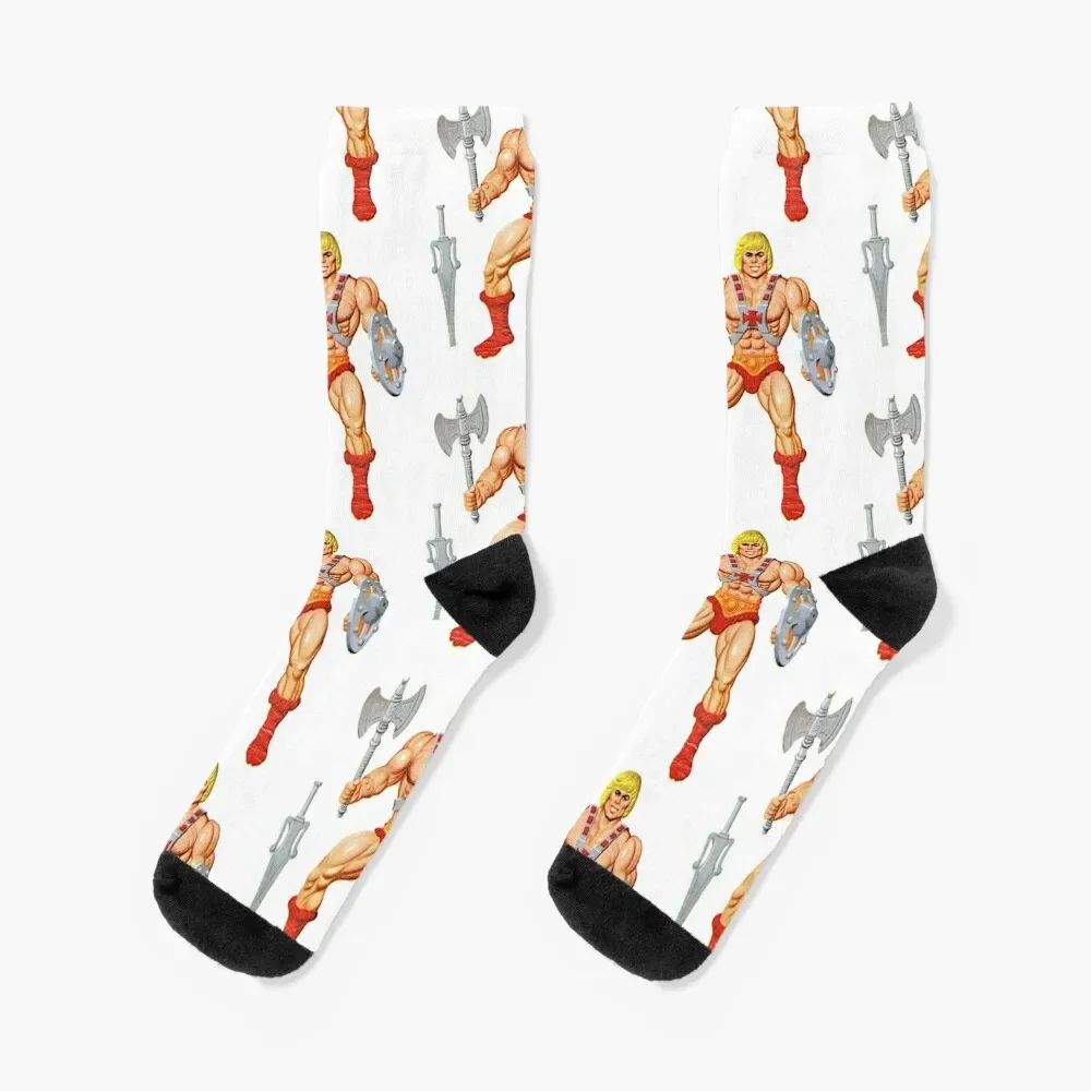 

Retro - HE MAN - The Most Powerful Man in the Universe !! Socks designer brand Children's Climbing custom Socks For Men Women's