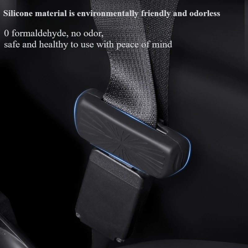 Car Seatbelt Buckle Cover for Tesla Model 3/Y/3+ Highland Silicone Seat Belt Buckle Protective Cover Interior Accessories