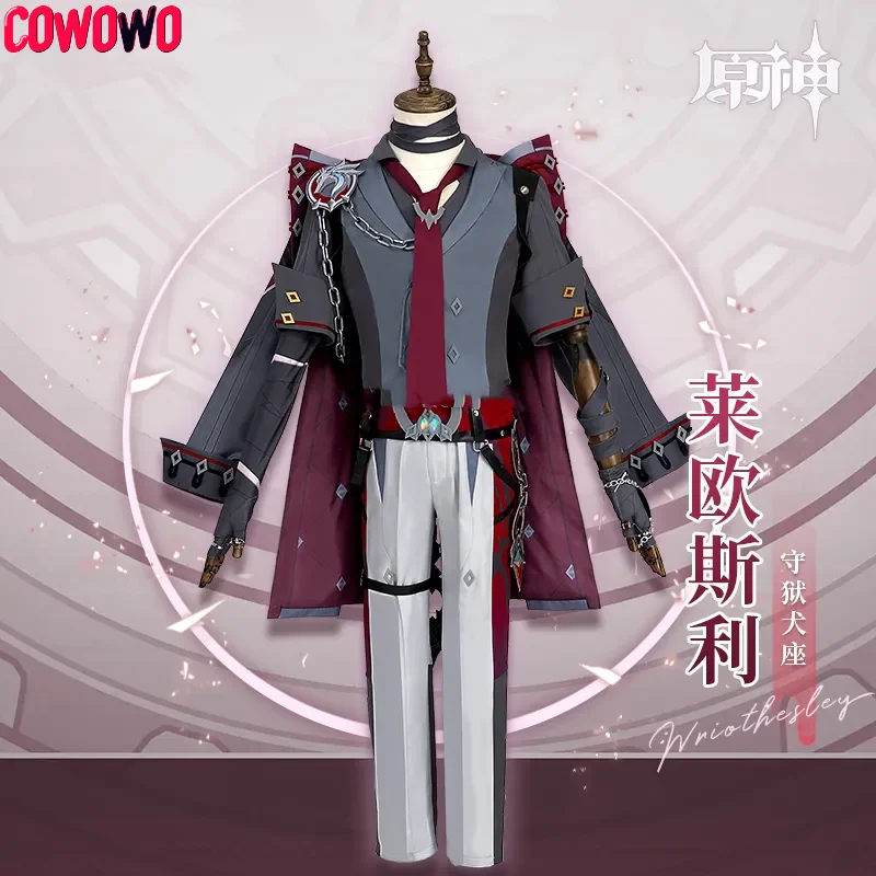

COWOWO Genshin Impact Wriothesley Game Suit Gorgeous Uniform Cosplay Costume Halloween Party Role Play Outfit Men XS-3XL