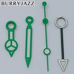 Colorful Luminous GMT Watch Hands by Burryjazz (Green Green A3)