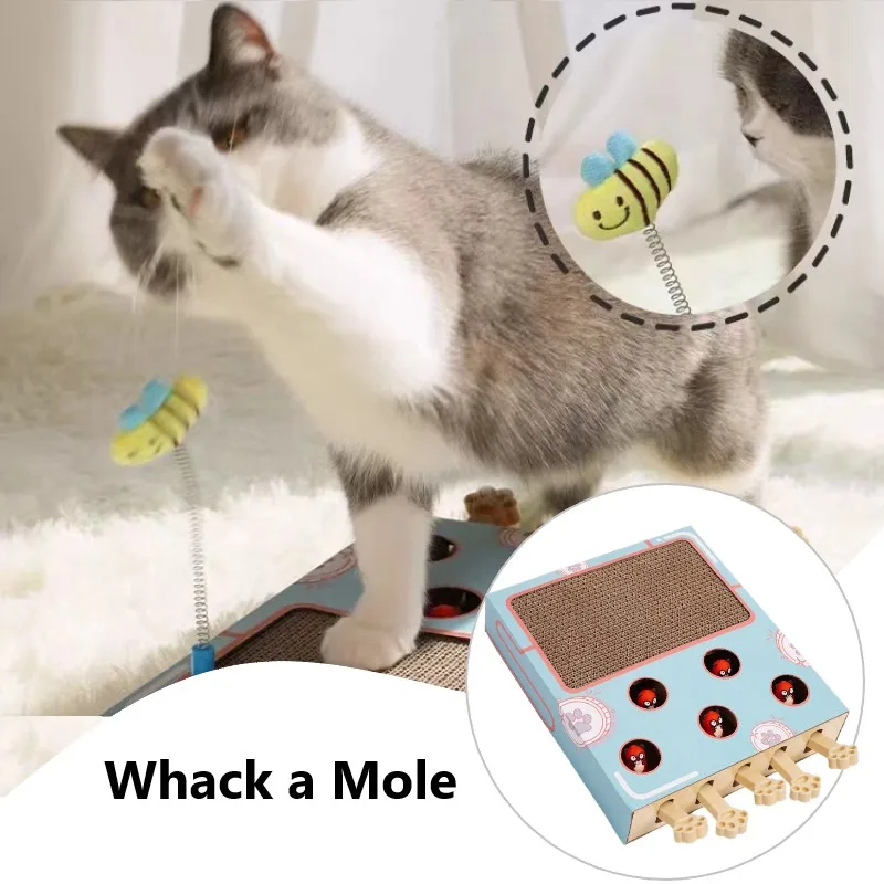 

Cat Scratch Board Decompression Ground Mouse Cat Toy Scratch Board Nest Grinding Claw Artifact Corrugated Paper Cat Claw Board